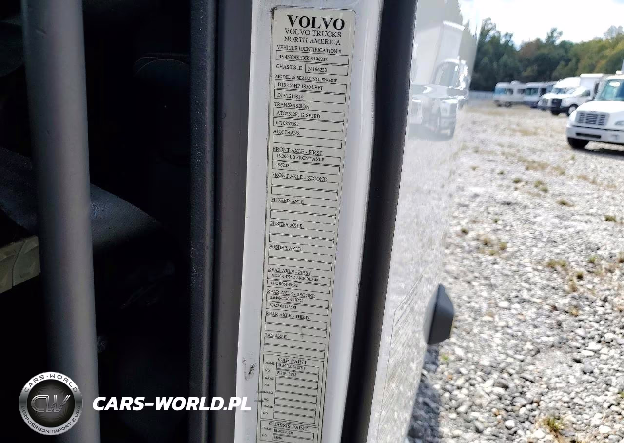 2019 Volvo Vnl Semi Truck VIN:4V4NC9EHXKN196233 - 13
