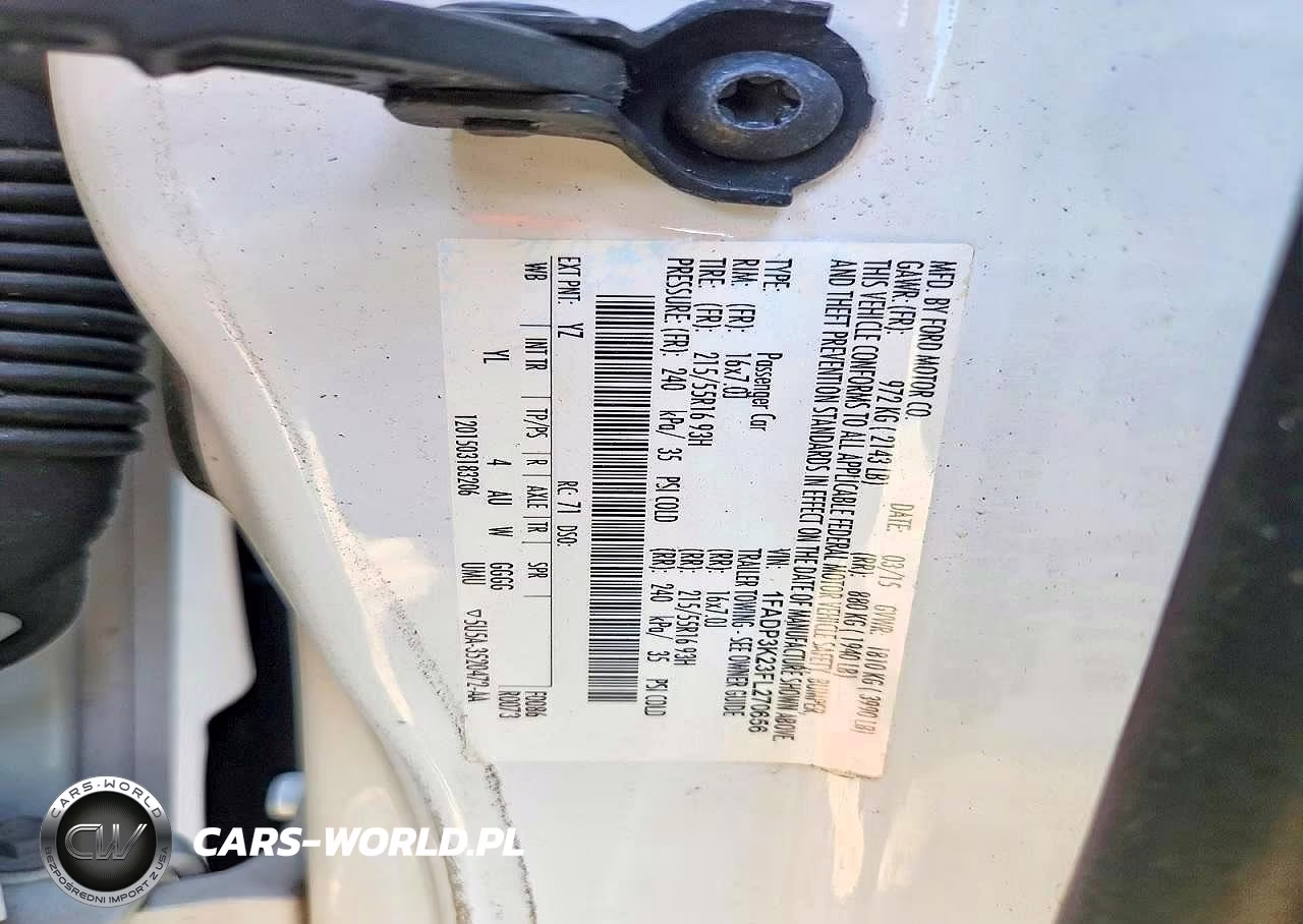 2015 Ford Focus Se VIN:1FADP3K23FL270656 - 12