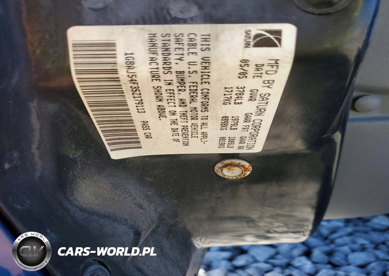 2005 Saturn Ion Level 2 VIN:1G8AJ54F35Z179113 - 12