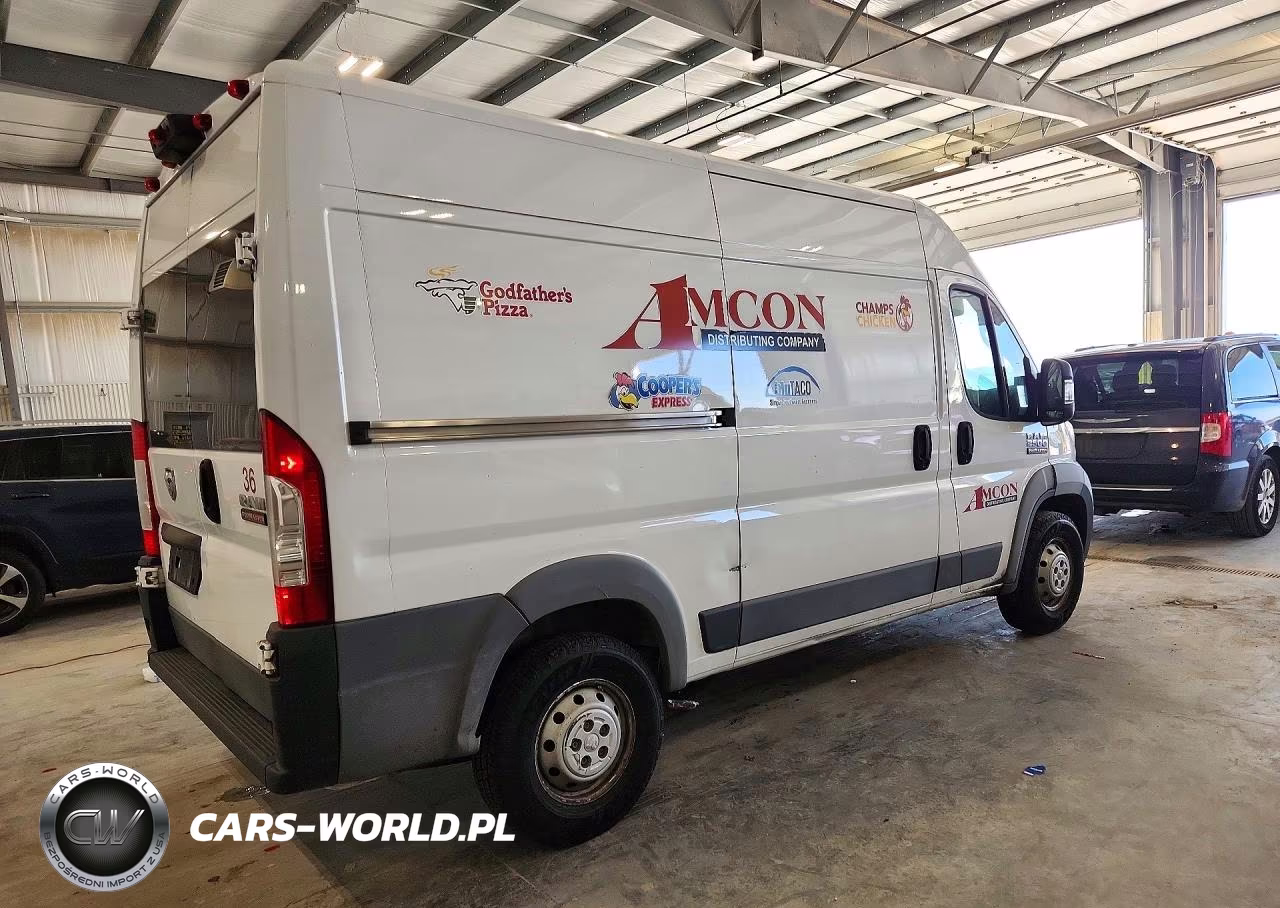 2018 Ram Promaster 2500 Vf Delivery Van VIN:3C6TRVCG9JE104513 - 3