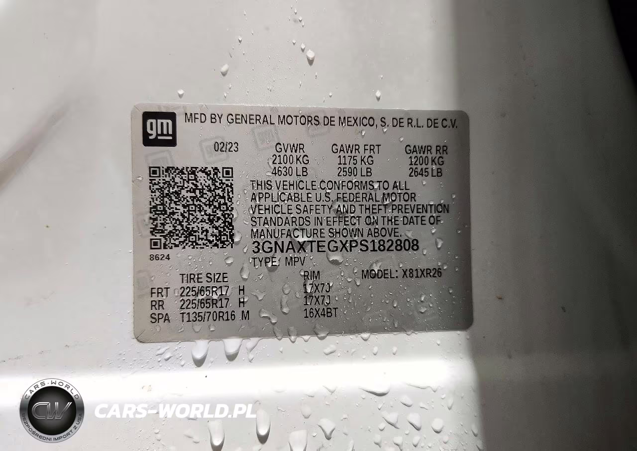 2023 Chevrolet Equinox Lt VIN:3GNAXTEGXPS182808 - 13