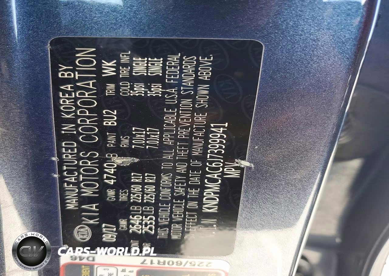 2018 Kia Sportage Lx VIN:KNDPMCAC6J7399941 - 12