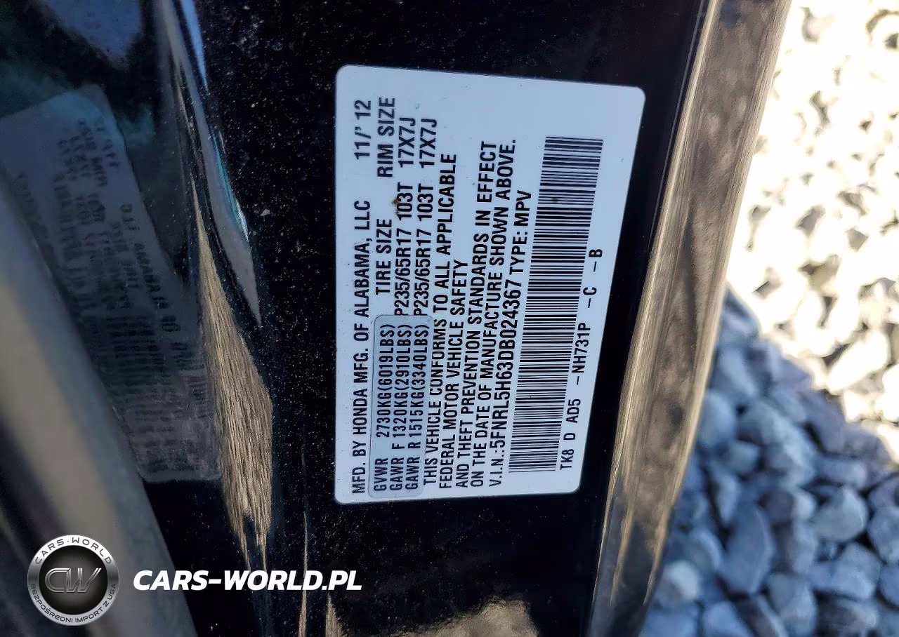 2013 Honda Odyssey Exl VIN:5FNRL5H63DB024367 - 13