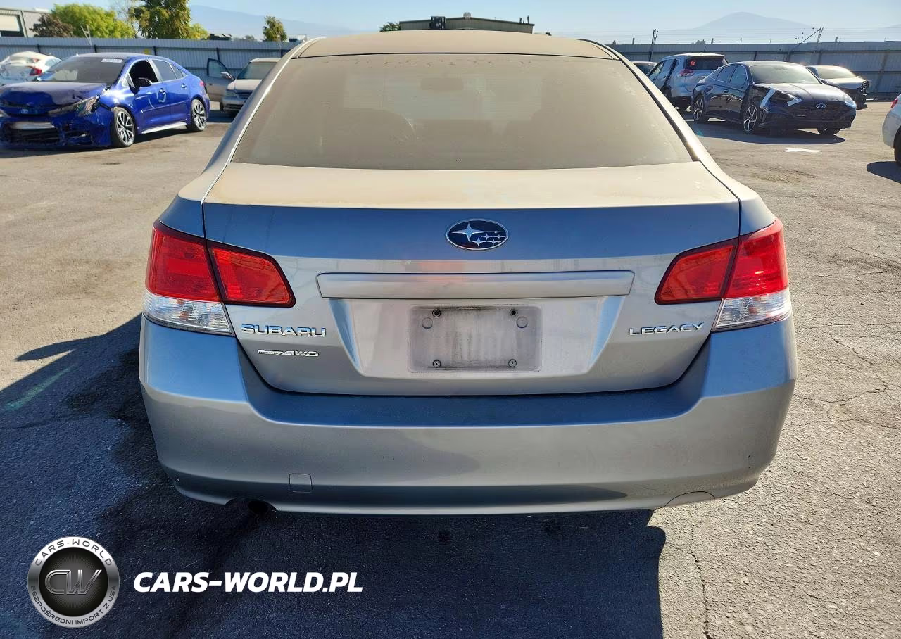 2011 Subaru Legacy 2.5I VIN:4S3BMCA68B3261489 - 6