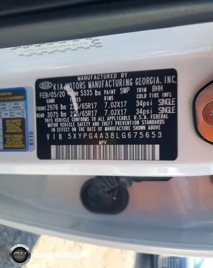 2020 Kia Sorento Lx VIN:5XYPG4A38LG675653 - 13