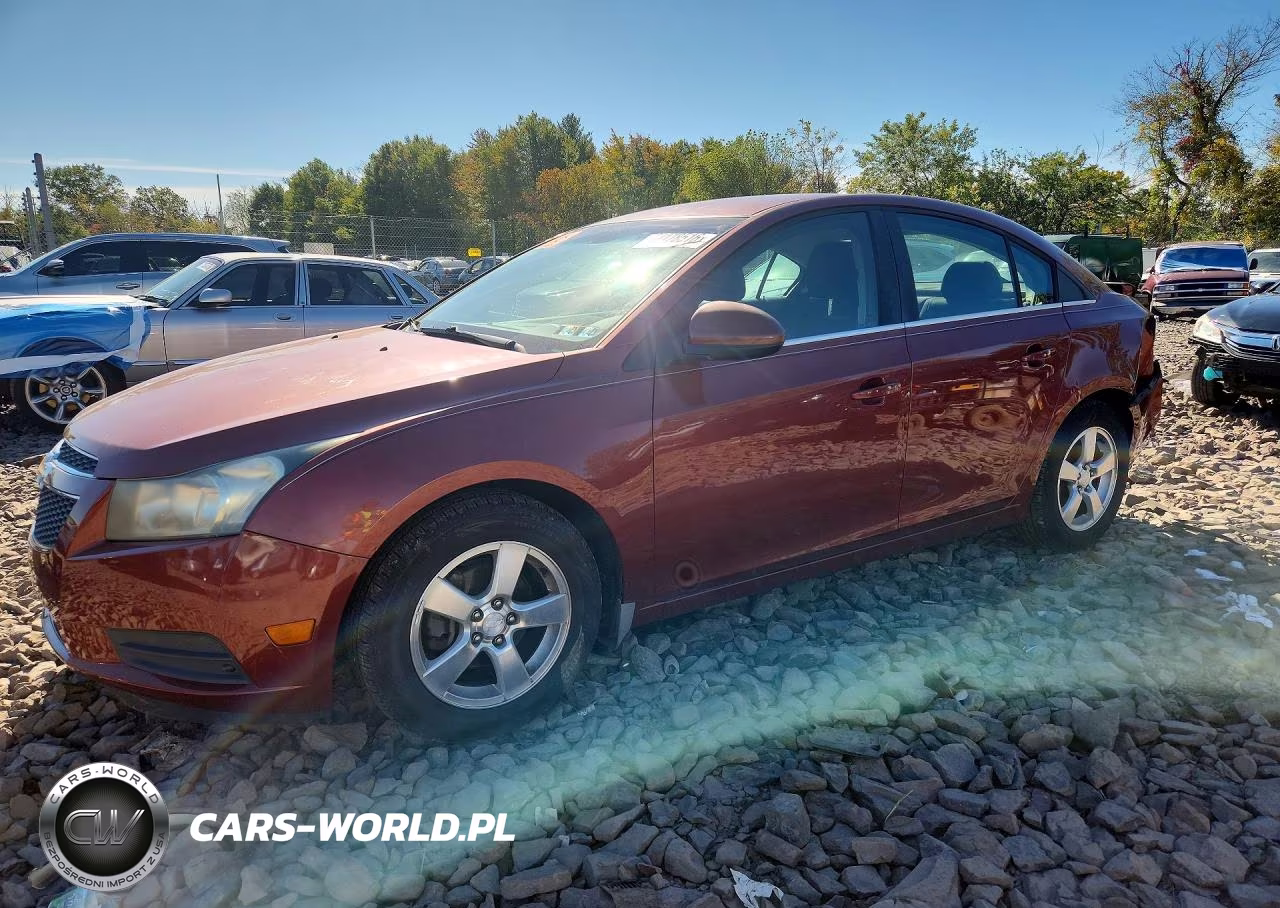 2012 Chevrolet Cruze Lt VIN:1G1PF5SC1C7246108 - 1