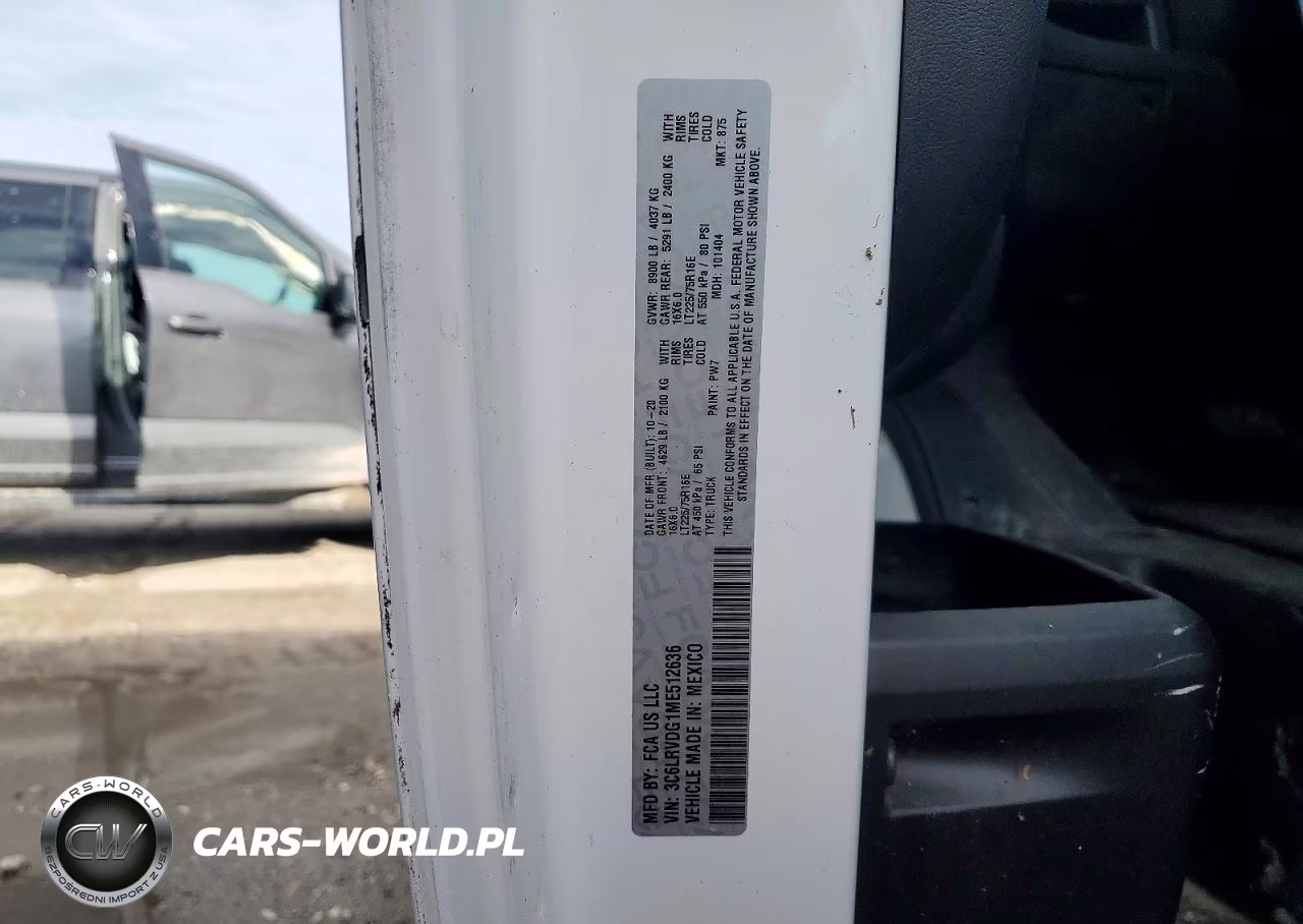 2021 Ram Promaster 2500 2500 High VIN:3C6LRVDG1ME512636 - 13
