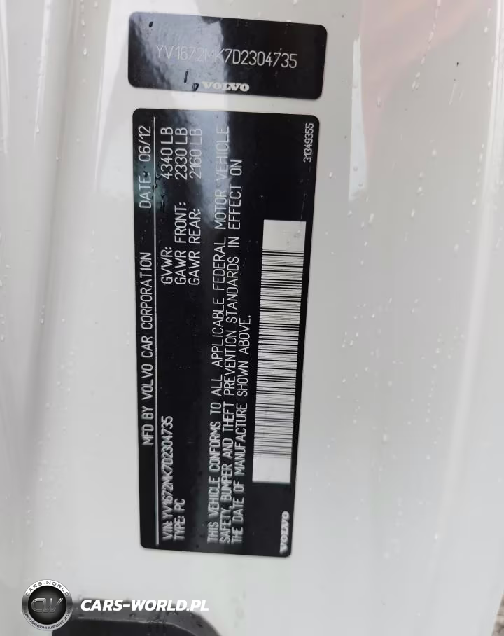 2013 Volvo C30 T5 VIN:YV1672MK7D2304735 - 12