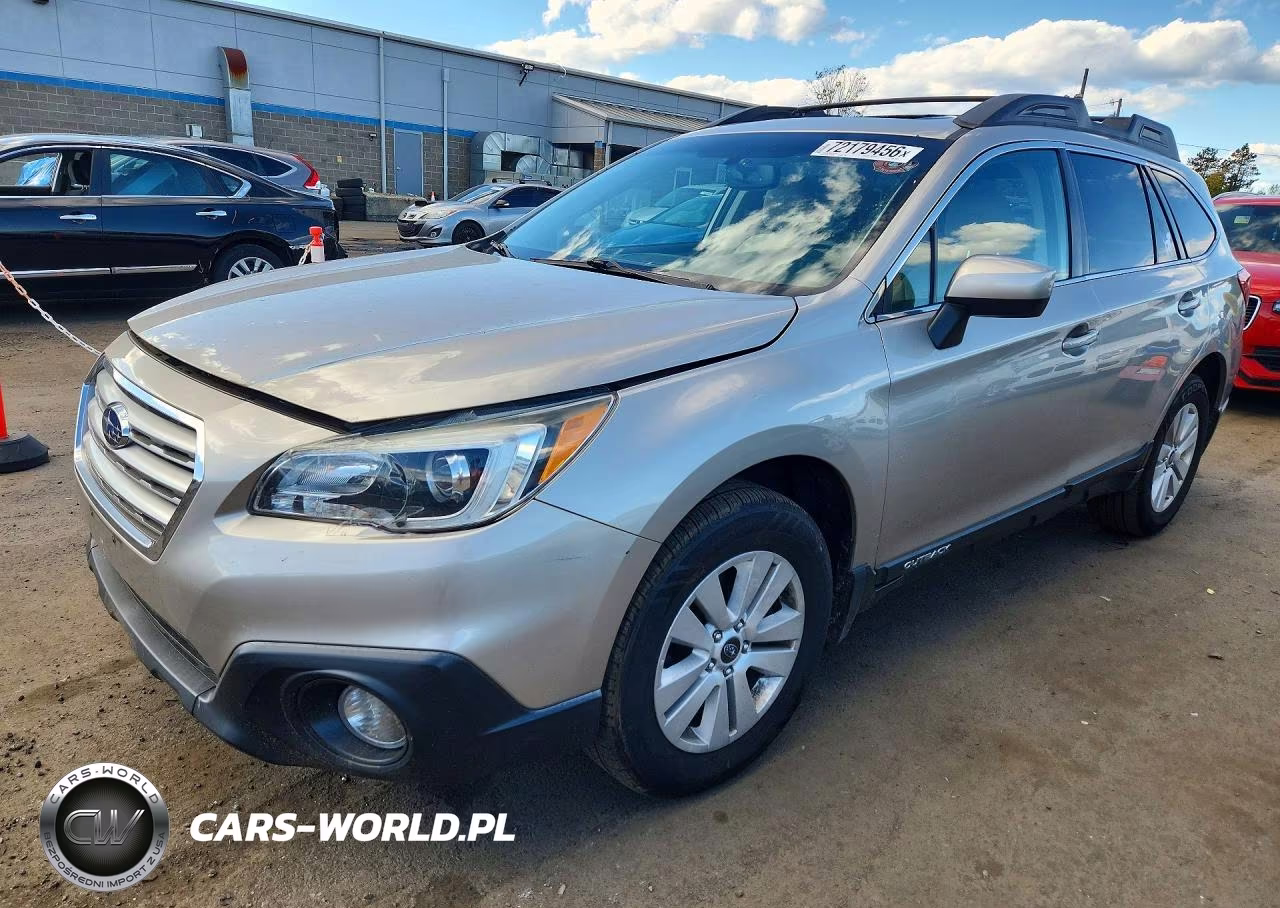 2017 Subaru Outback 2.5I Premium VIN:4S4BSADC1H3258627 - 1