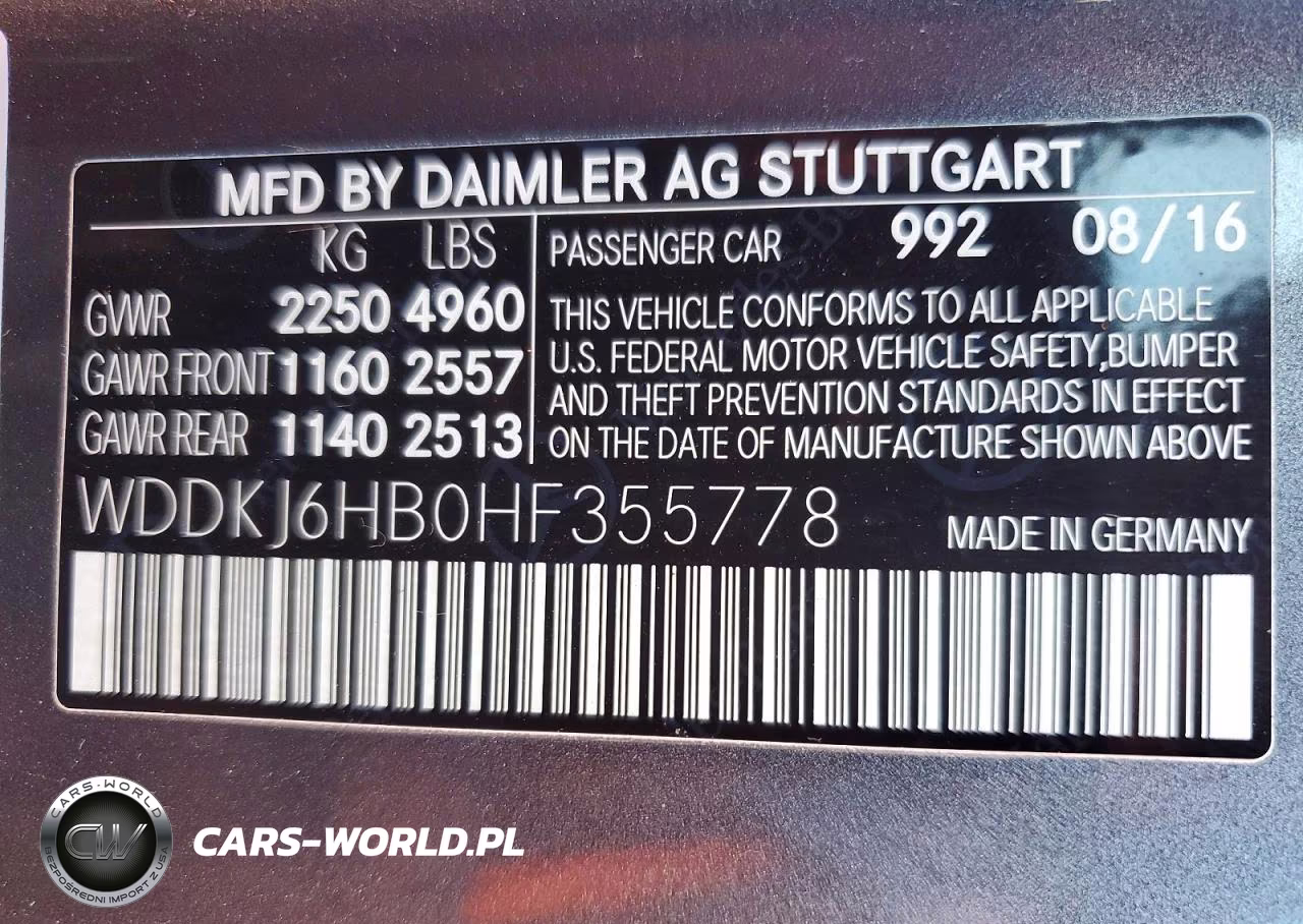 2015 Mercedes-Benz E-Class E400 VIN:WDDKJ6HB0HF355778 - 12