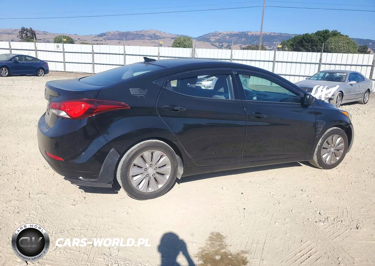 2016 Hyundai Elantra Se VIN:5NPDH4AE2GH699494 - 3