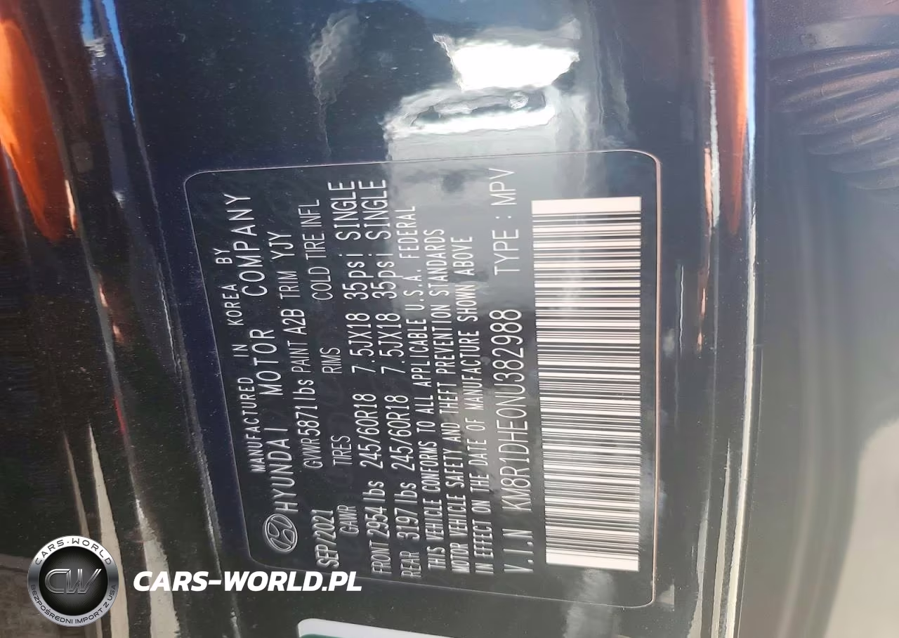 2022 Hyundai Palisade Se VIN:KM8R1DHE0NU382988 - 13