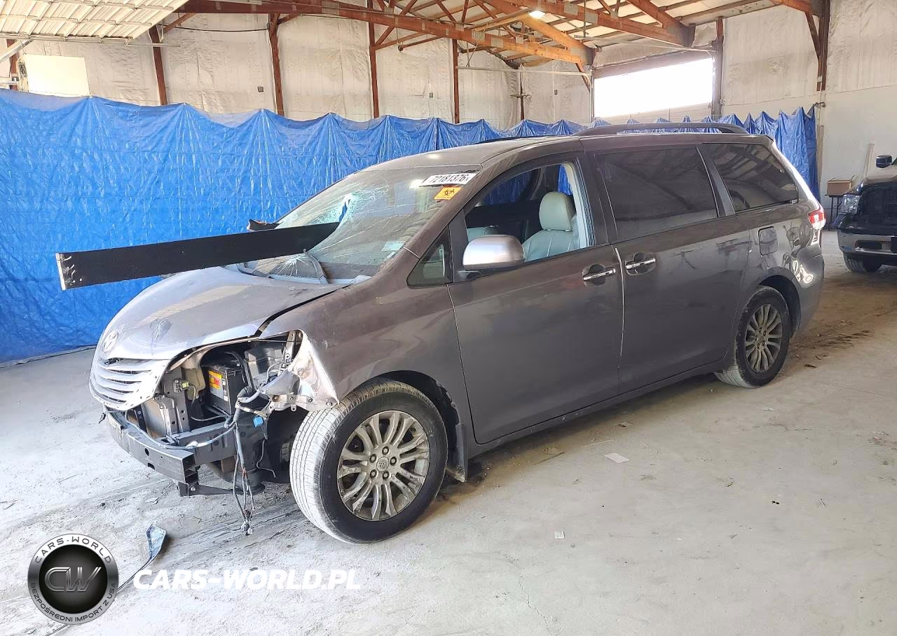 2012 Toyota Sienna Xle 8-Passenger VIN:5TDYK3DC1CS232255 - 1