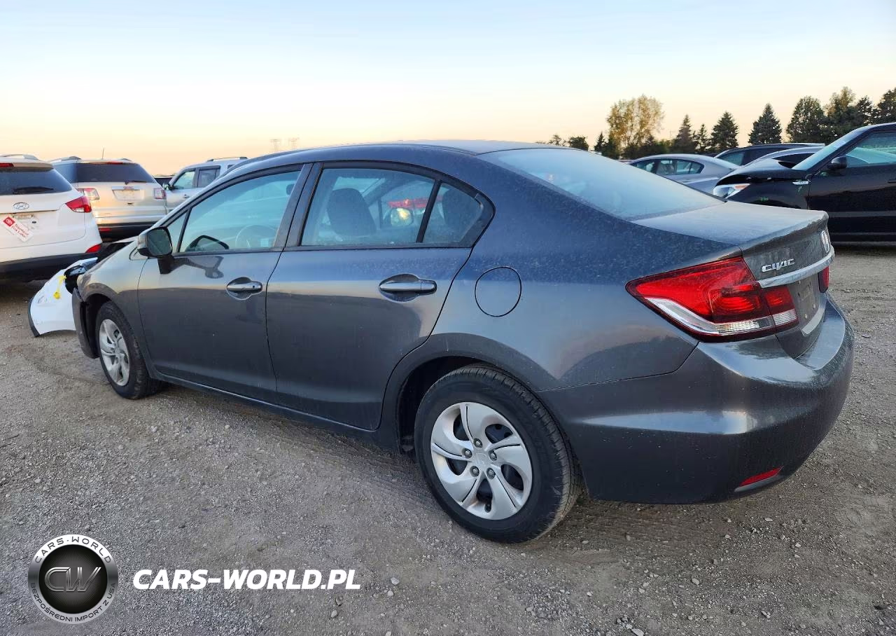 2013 Honda Civic Lx VIN:2HGFB2F57DH589702 - 2