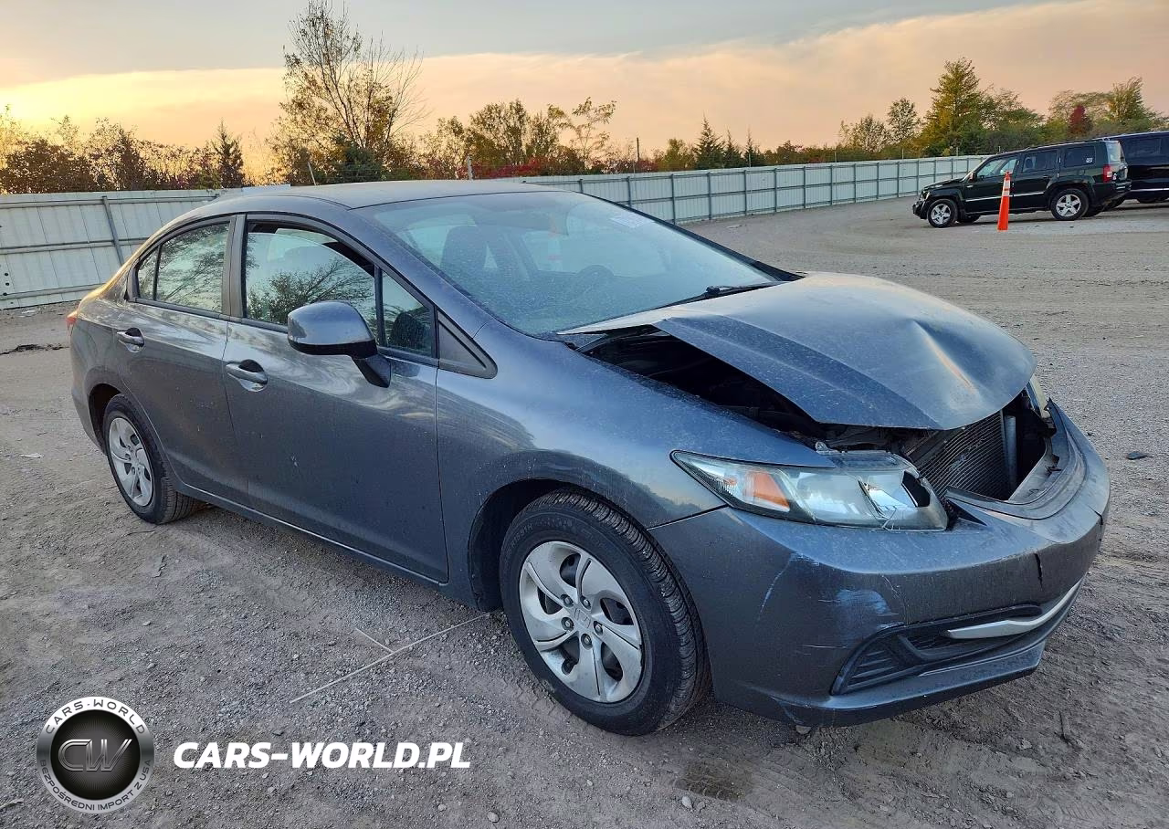 2013 Honda Civic Lx VIN:2HGFB2F57DH589702 - 4