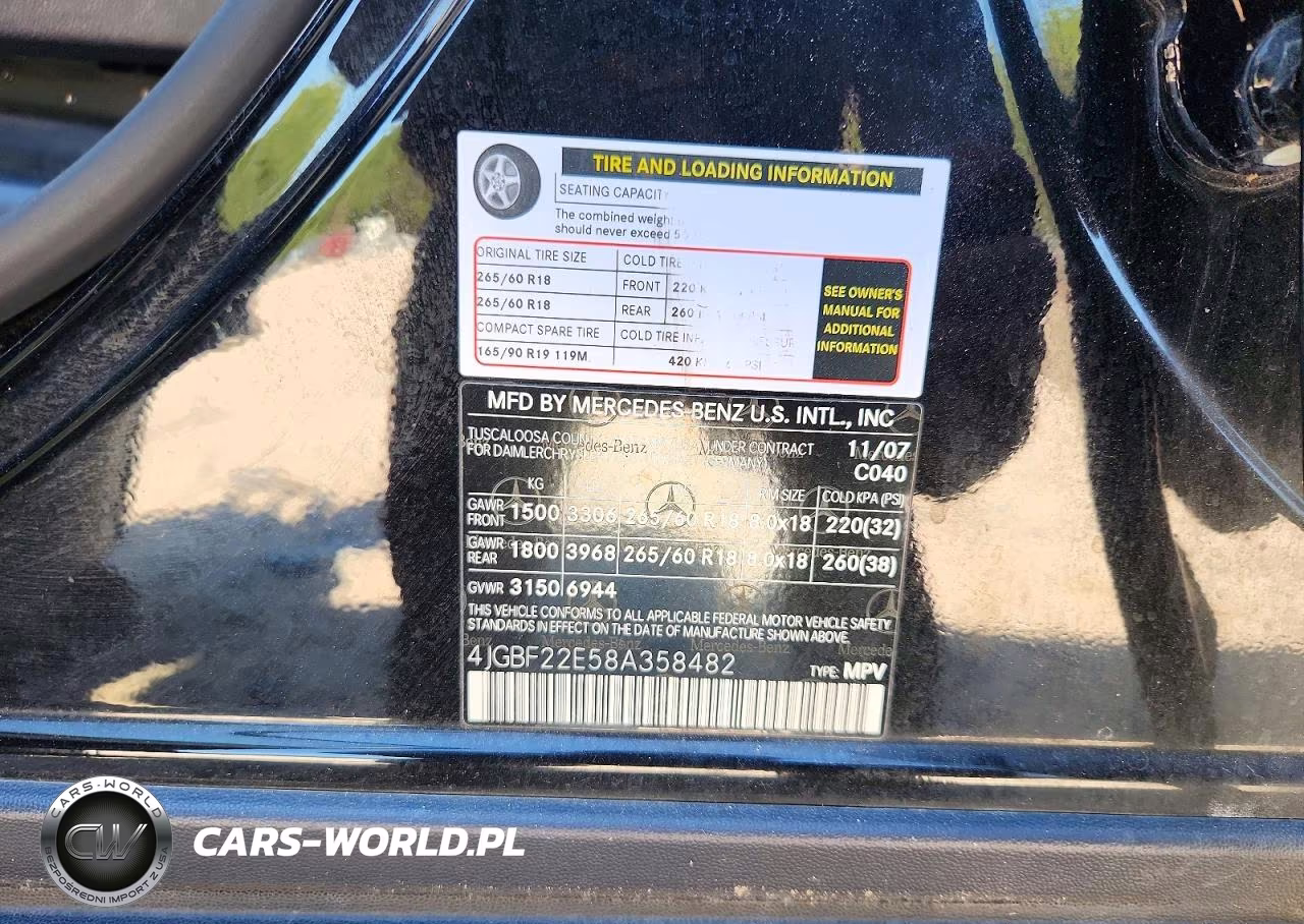 2008 Mercedes-Benz Gl 320 Cdi VIN:4JGBF22E58A358482 - 14