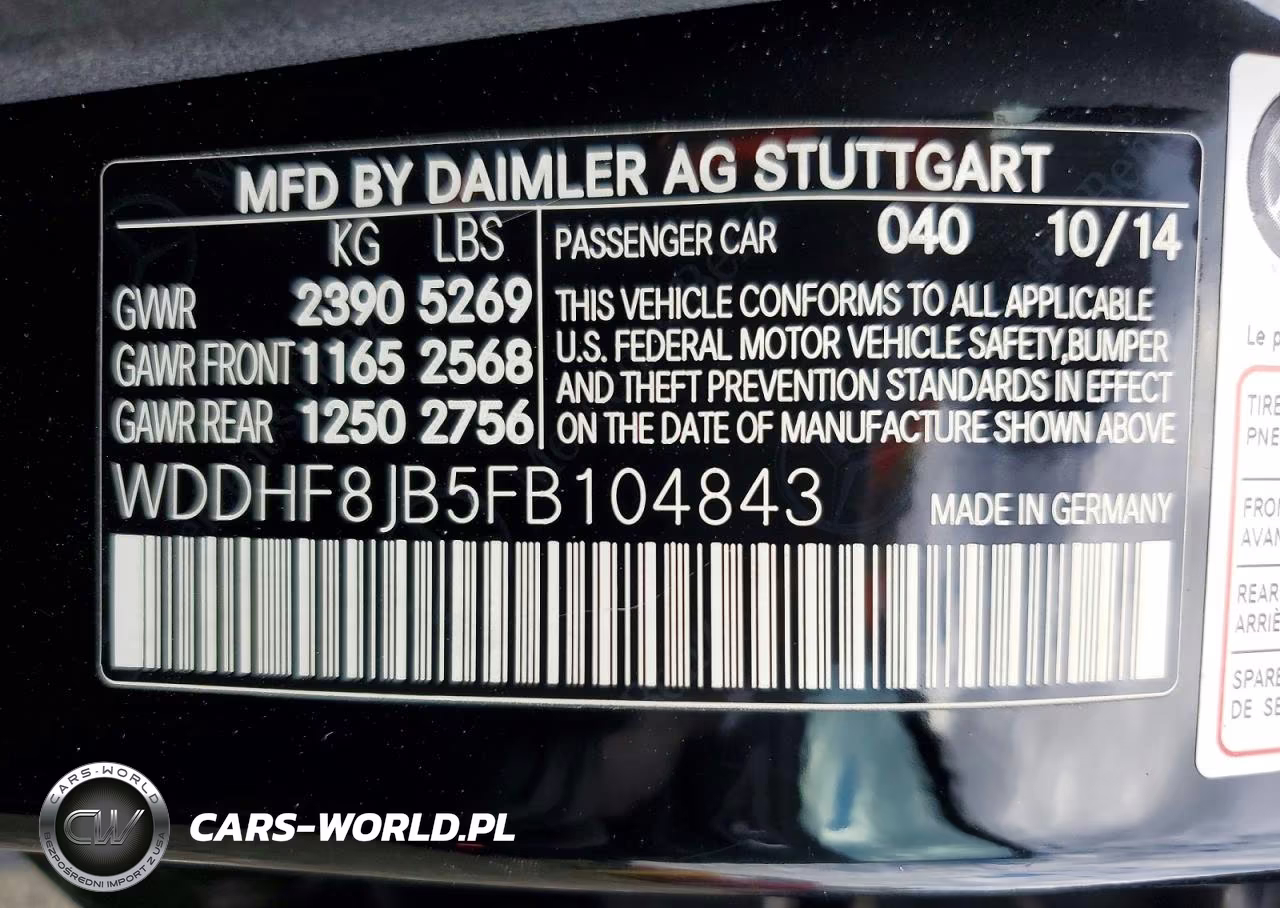2015 Mercedes-Benz E 350 4Matic VIN:WDDHF8JB5FB104843 - 13