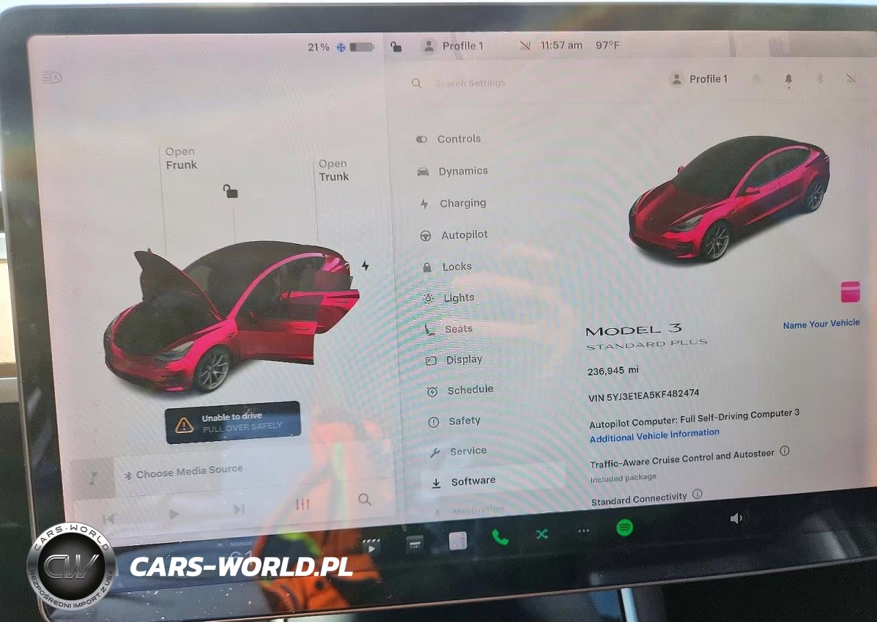 2019 Tesla Model 3 VIN:5YJ3E1EA5KF482474 - 9