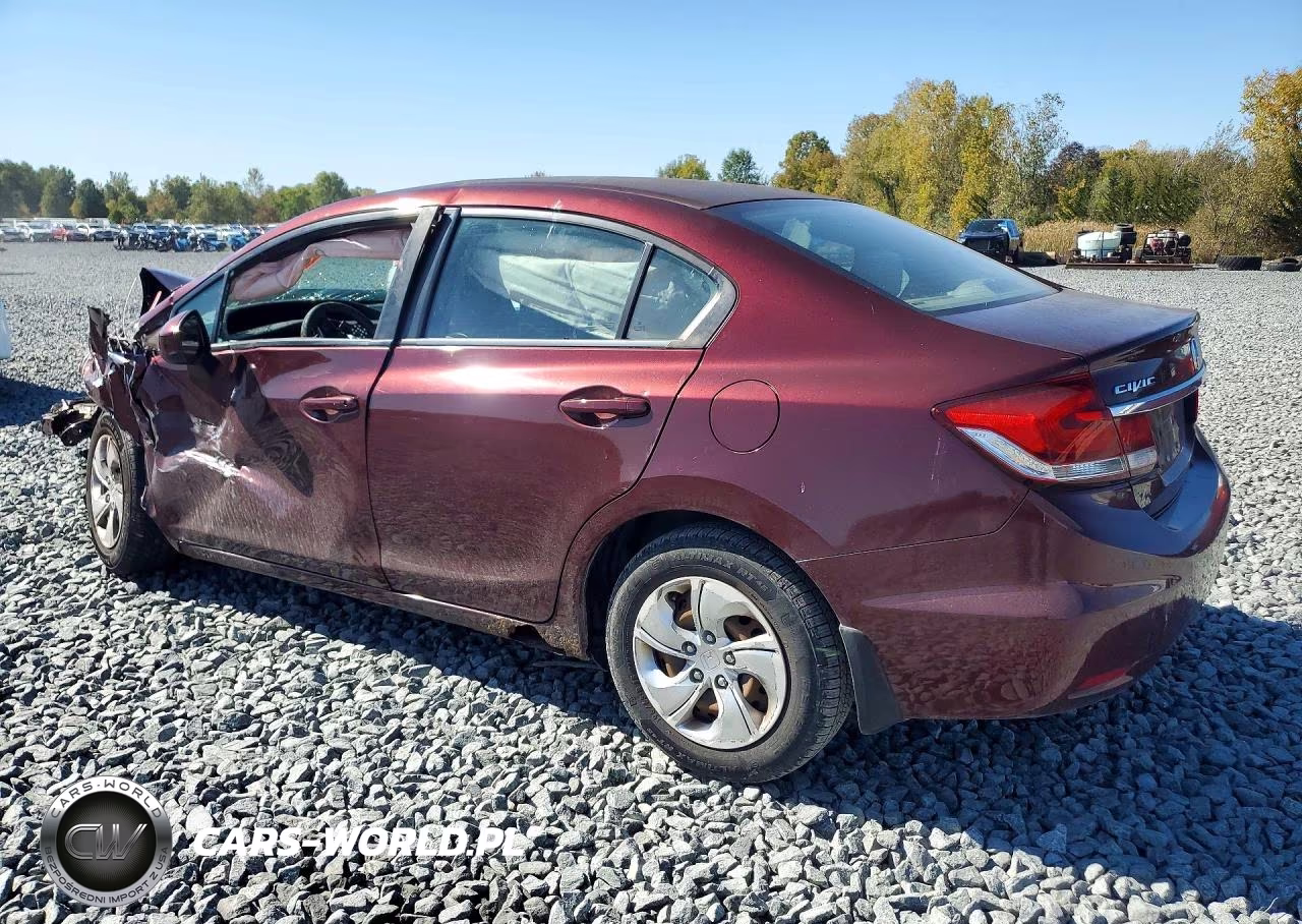 2013 Honda Civic Lx VIN:19XFB2F57DE025526 - 2