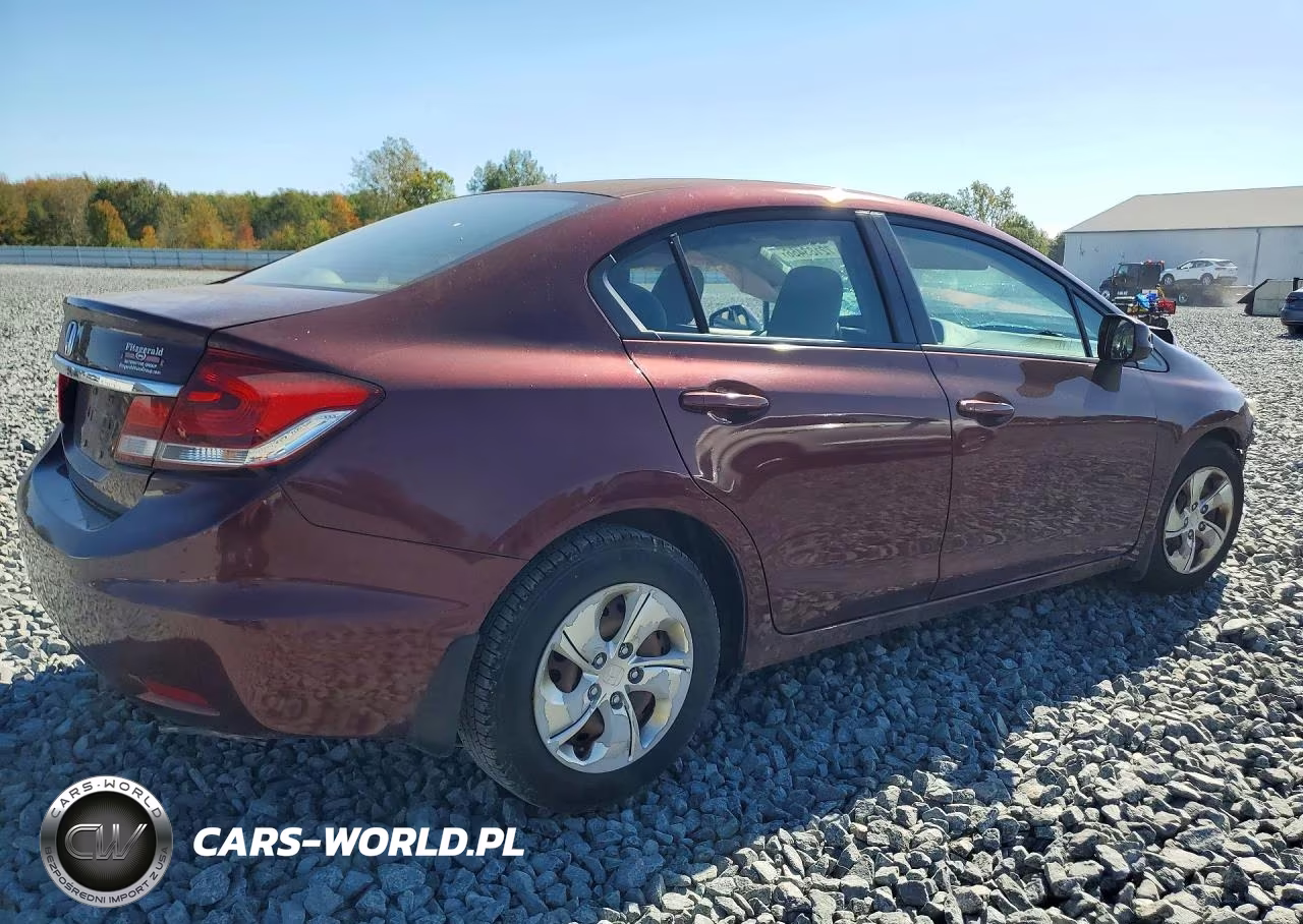 2013 Honda Civic Lx VIN:19XFB2F57DE025526 - 3