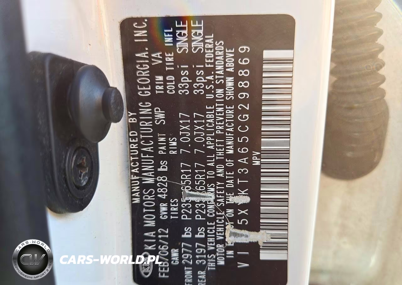 2012 Kia Sorento Lx VIN:5XYKT3A65CG298869 - 14
