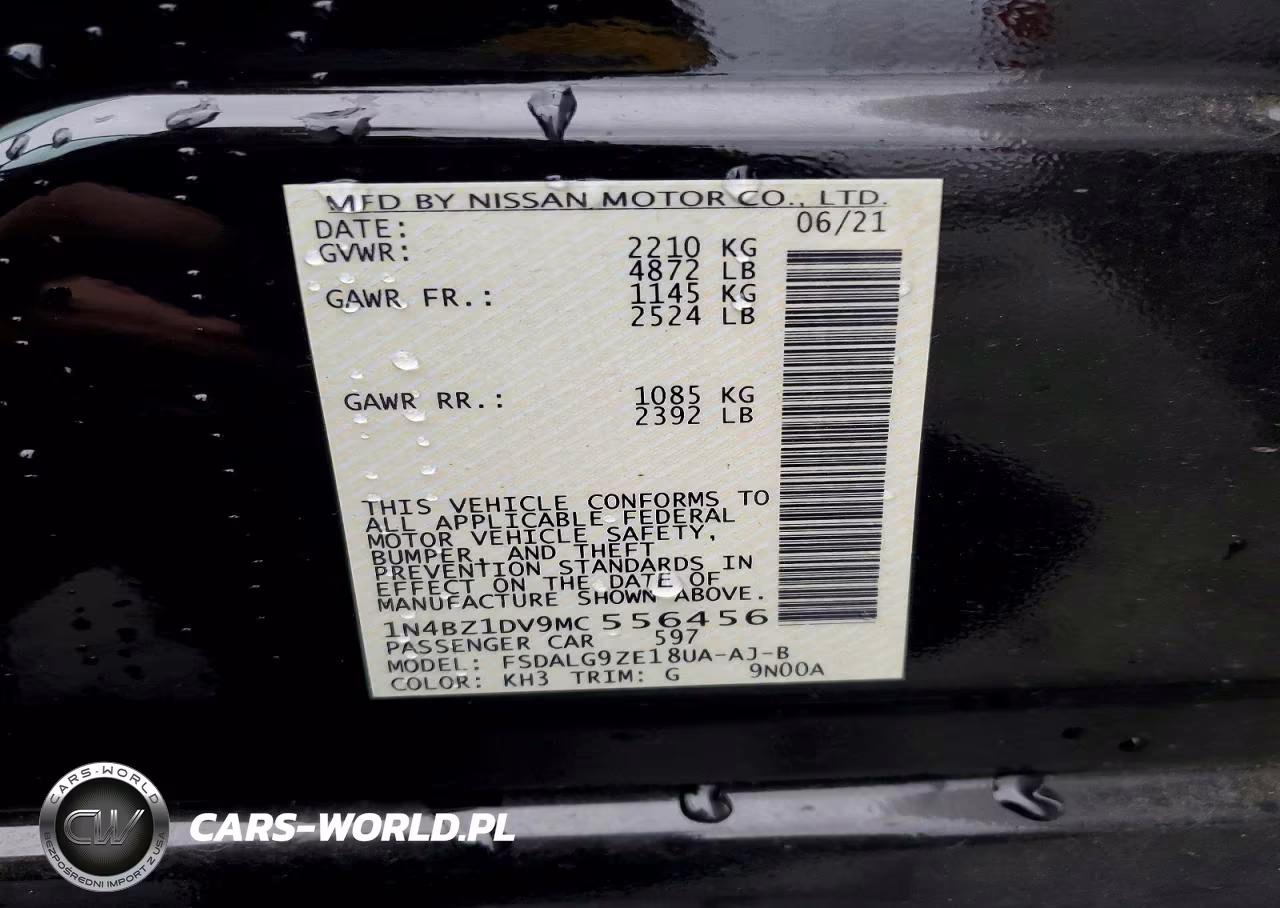 2021 Nissan Leaf Sl Plus VIN:1N4BZ1DV9MC556456 - 13