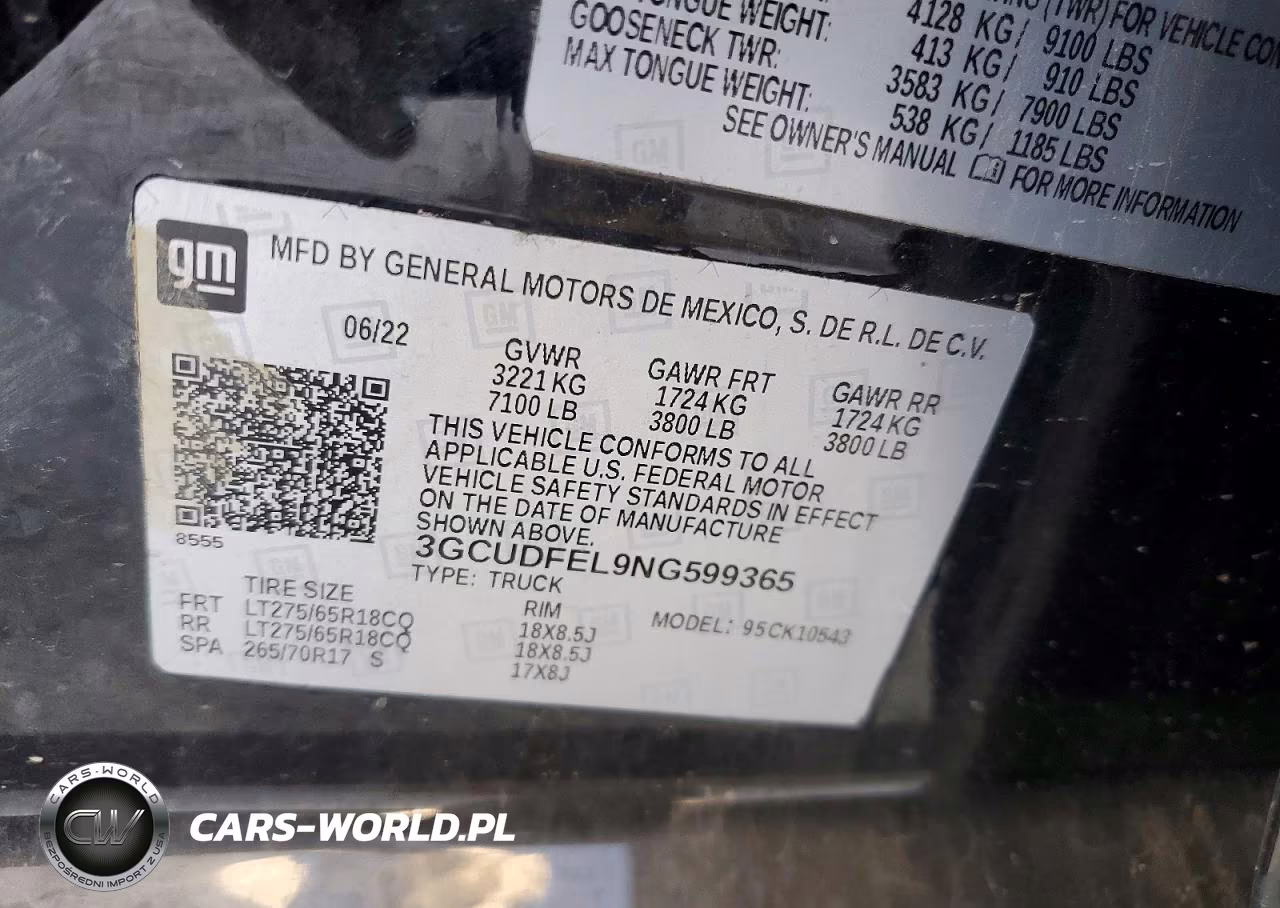 2022 Chevrolet Silverado 1500 4Wd Short Bed Lt Trail Boss VIN:3GCUDFEL9NG599365 - 13