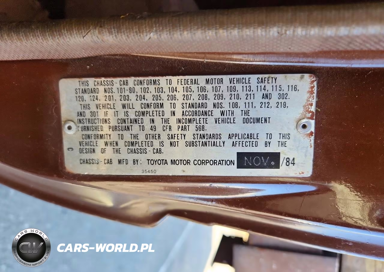 1985 Toyota Pickup Commercial - Camper Rn55 VIN:JT5RN55D7F5034395 - 12