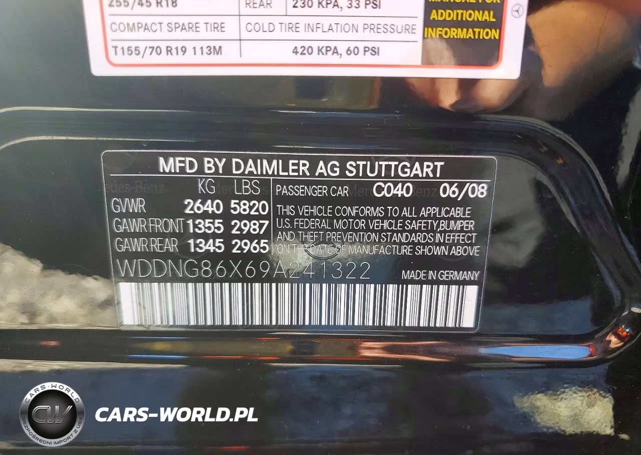 2009 Mercedes-Benz S 550 4Matic VIN:WDDNG86X69A241322 - 12