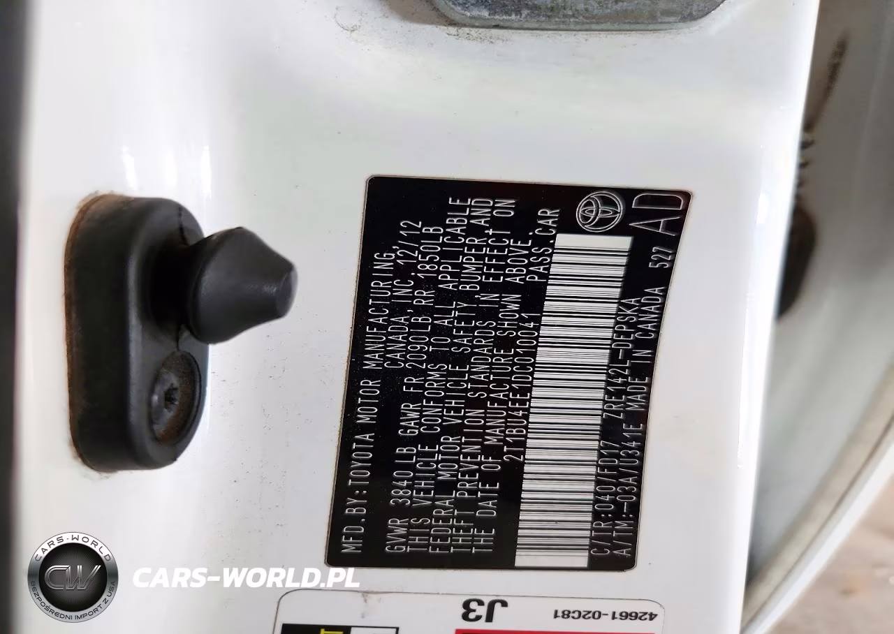 2013 Toyota Corolla S VIN:2T1BU4EE1DC010041 - 12