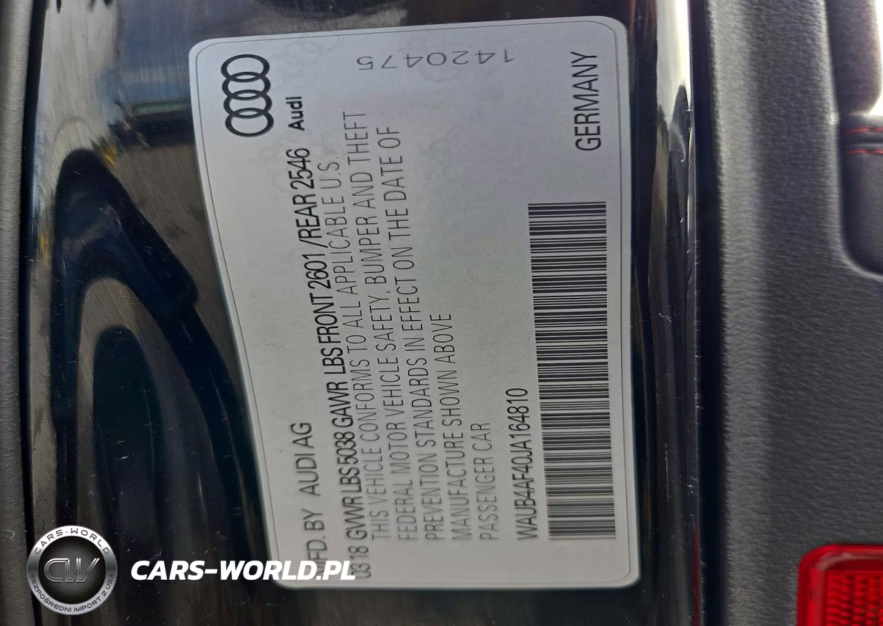 2018 Audi S4 3.0T Premium Plus VIN:WAUB4AF40JA164810 - 12