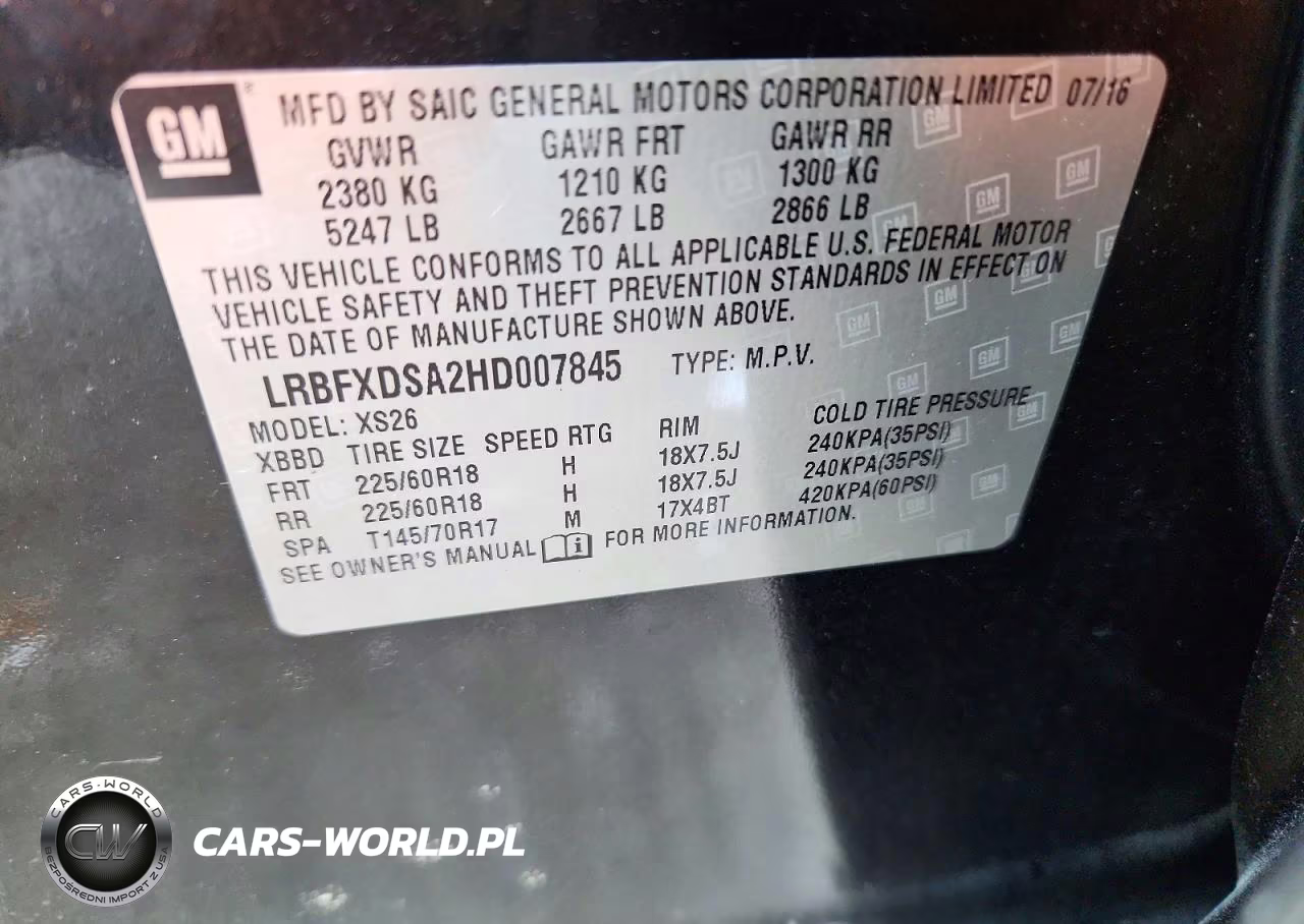 2017 Buick Envision Essence VIN:LRBFXDSA2HD007845 - 13