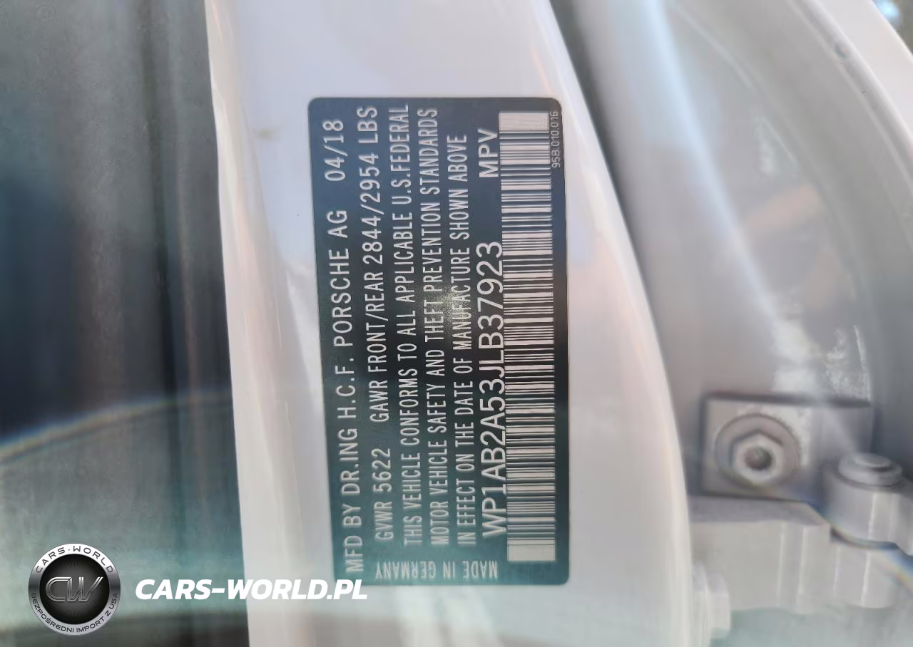 2018 Porsche Macan S VIN:WP1AB2A53JLB37923 - 13