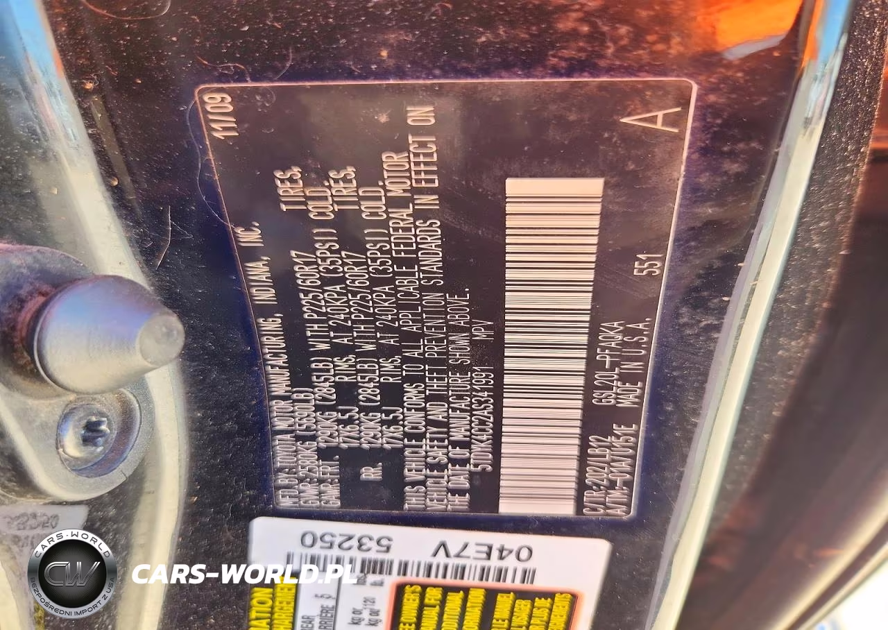 2010 Toyota Sienna Xle Limited VIN:5TDYK4CC2AS341991 - 13