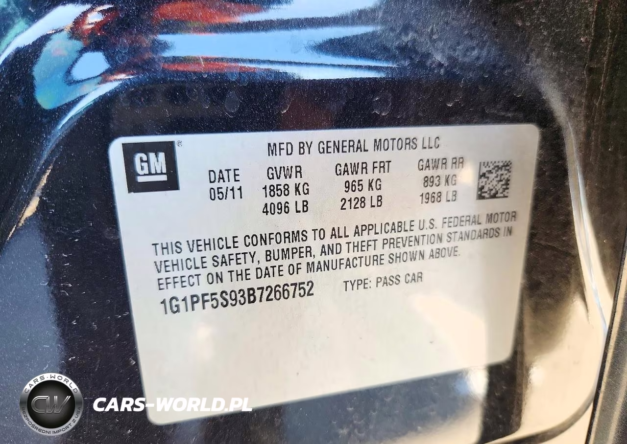 2011 Chevrolet Cruze Lt VIN:1G1PF5S93B7266752 - 12