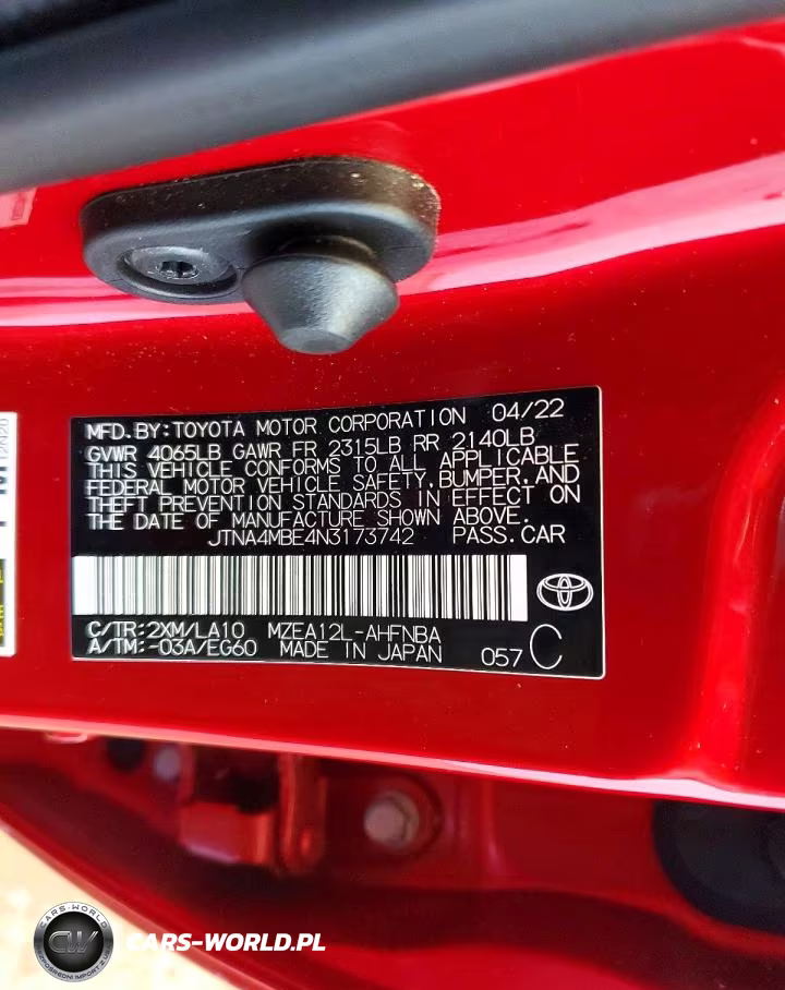 2022 Toyota Corolla Xse VIN:JTNA4MBE4N3173742 - 13