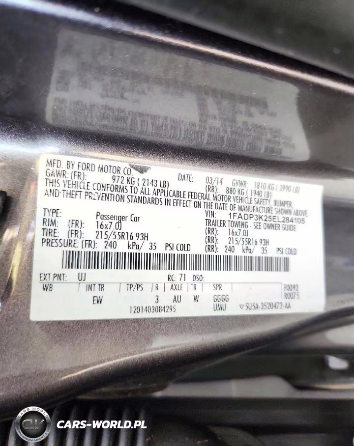 2014 Ford Focus Se VIN:1FADP3K25EL284105 - 13