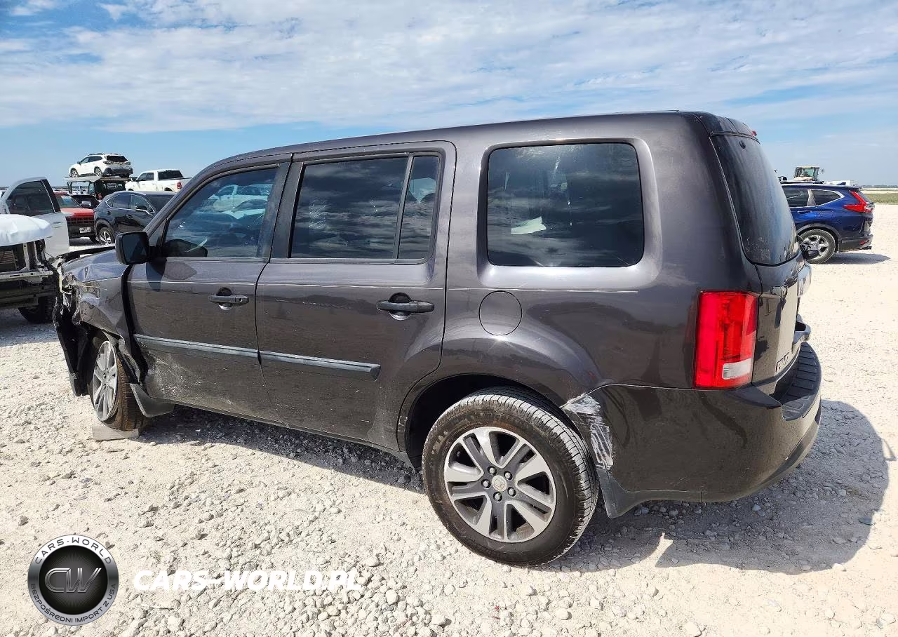 2013 Honda Pilot Lx VIN:5FNYF3H28DB028001 - 2