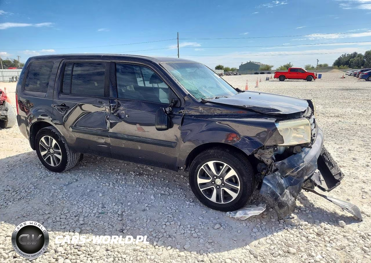2013 Honda Pilot Lx VIN:5FNYF3H28DB028001 - 4