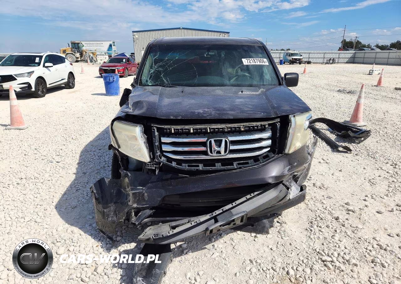 2013 Honda Pilot Lx VIN:5FNYF3H28DB028001 - 5