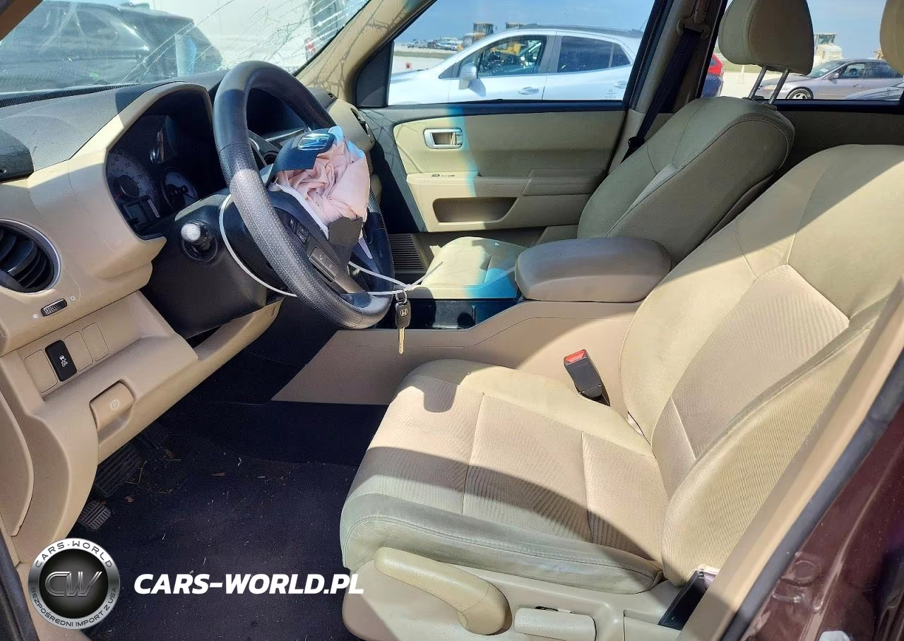 2013 Honda Pilot Lx VIN:5FNYF3H28DB028001 - 7