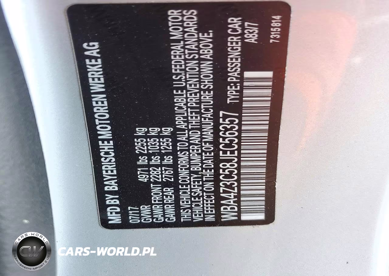 2018 BMW 430Xi VIN:WBA4Z3C58JEC56357 - 12