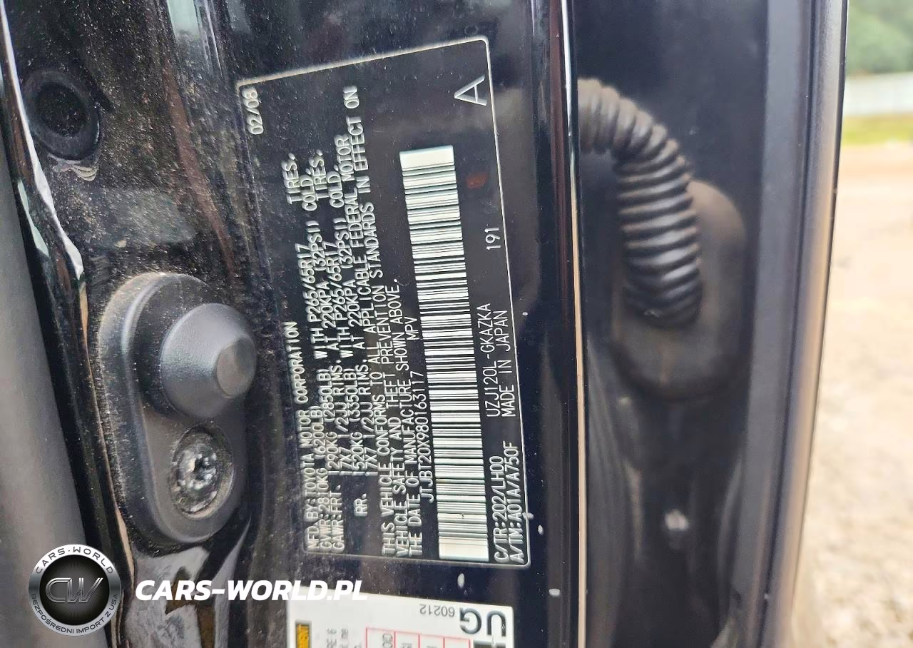 2008 Lexus Gx 470 VIN:JTJBT20X980163117 - 13