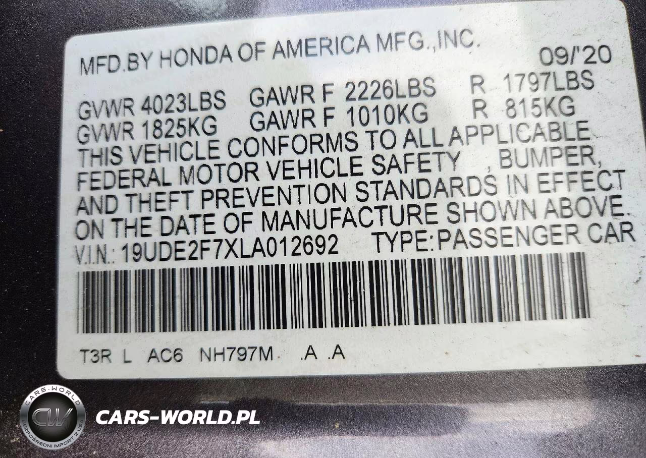 2020 Acura Ilx Premium VIN:19UDE2F7XLA012692 - 12