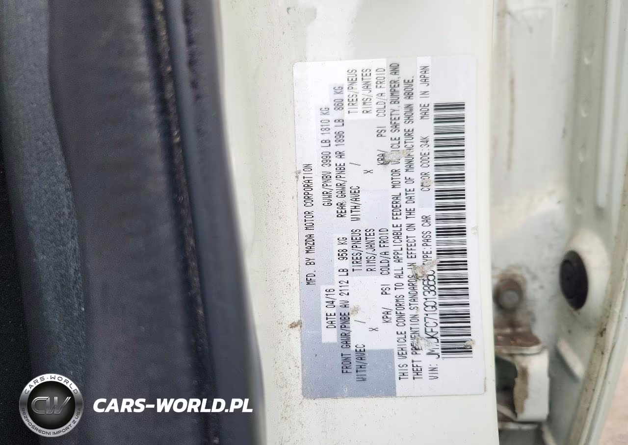 2016 Mazda Cx-3 Touring VIN:JM1DKFC71G0138650 - 12