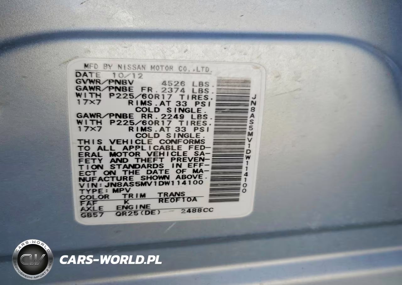 2013 Nissan Rogue S VIN:JN8AS5MV1DW114100 - 13