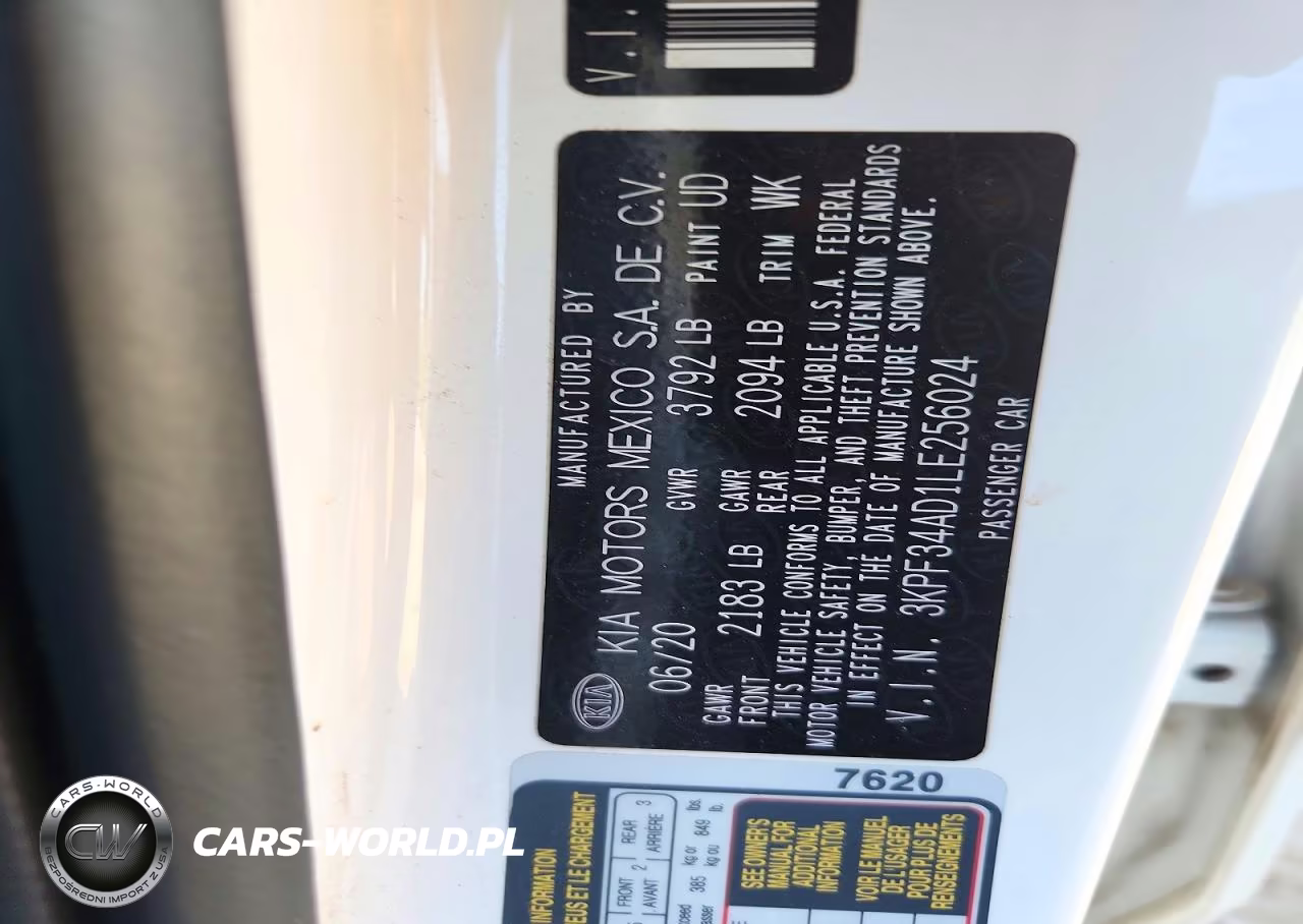 2020 Kia Forte Gt Line VIN:3KPF34AD1LE256024 - 13