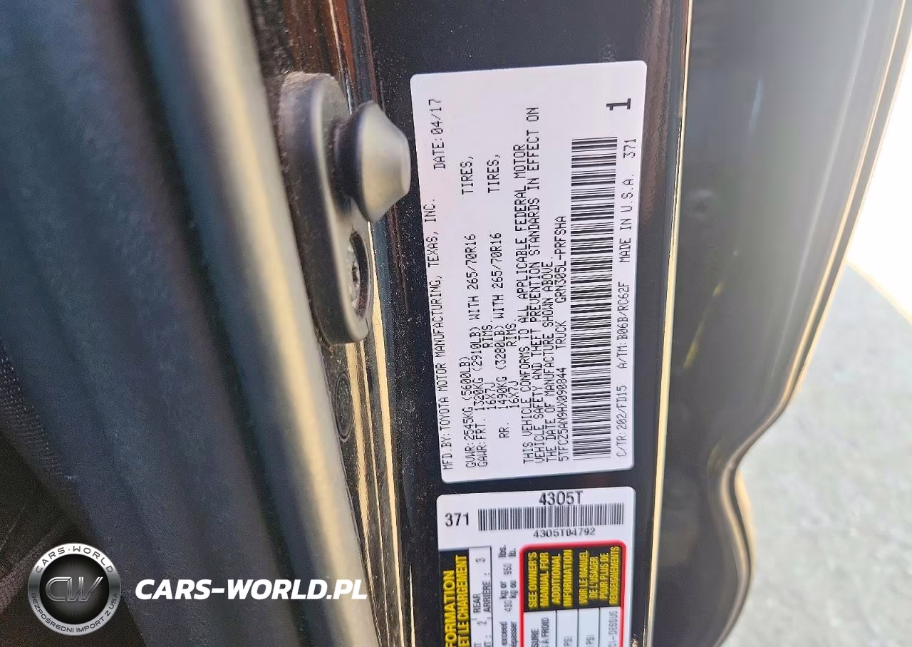 2017 Toyota Tacoma Trd Off-Road VIN:5TFCZ5AN9HX090844 - 12