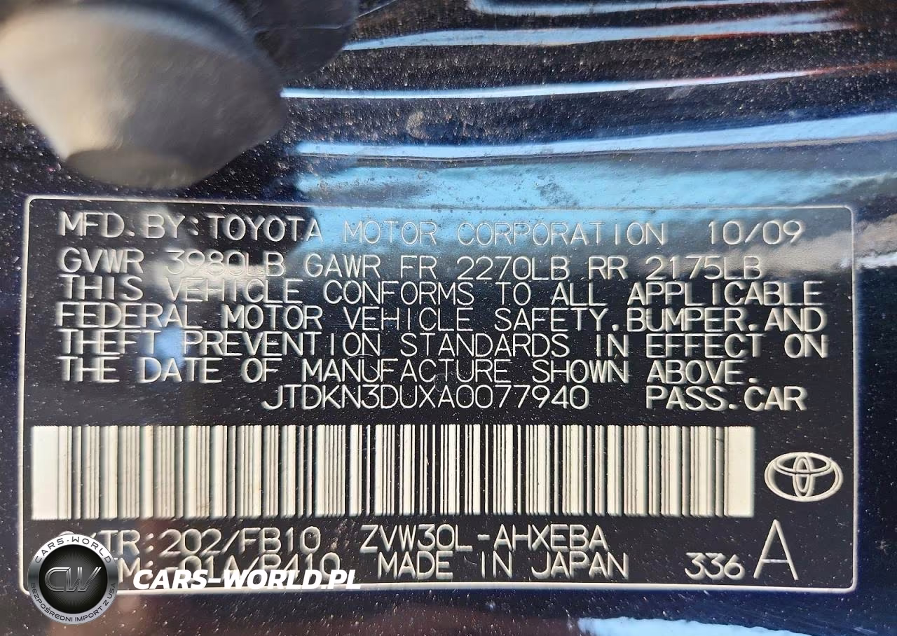 2010 Toyota Prius Ii VIN:JTDKN3DUXA0077940 - 12