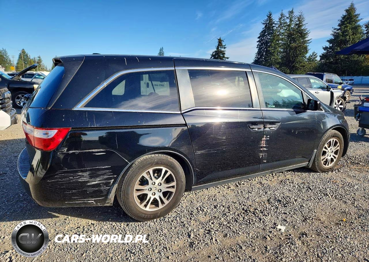 2012 Honda Odyssey Exl VIN:5FNRL5H66CB140953 - 3